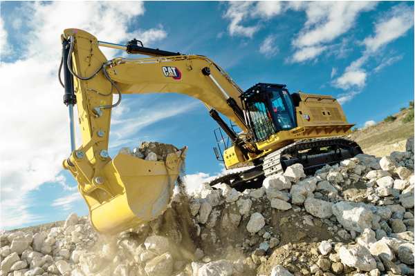 New Cat 374 Excavator designed for high-production and durability